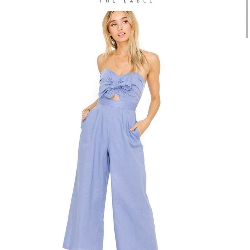 ASTR The Label Strapless Jumpsuit